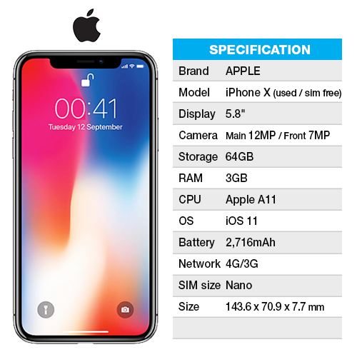 IPhoneX+Softbank Voice SIM+20GB or 50GB