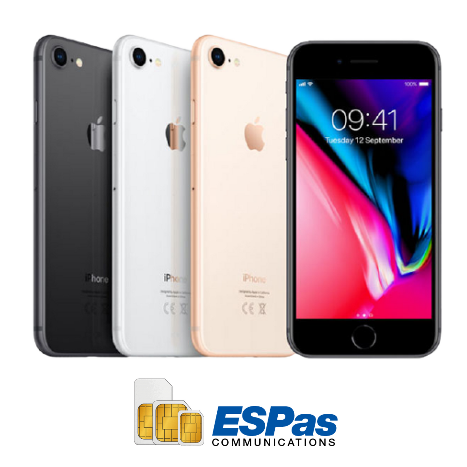 IPhone8+Softbank Voice SIM+ 20GB or 50GB – Espas.com